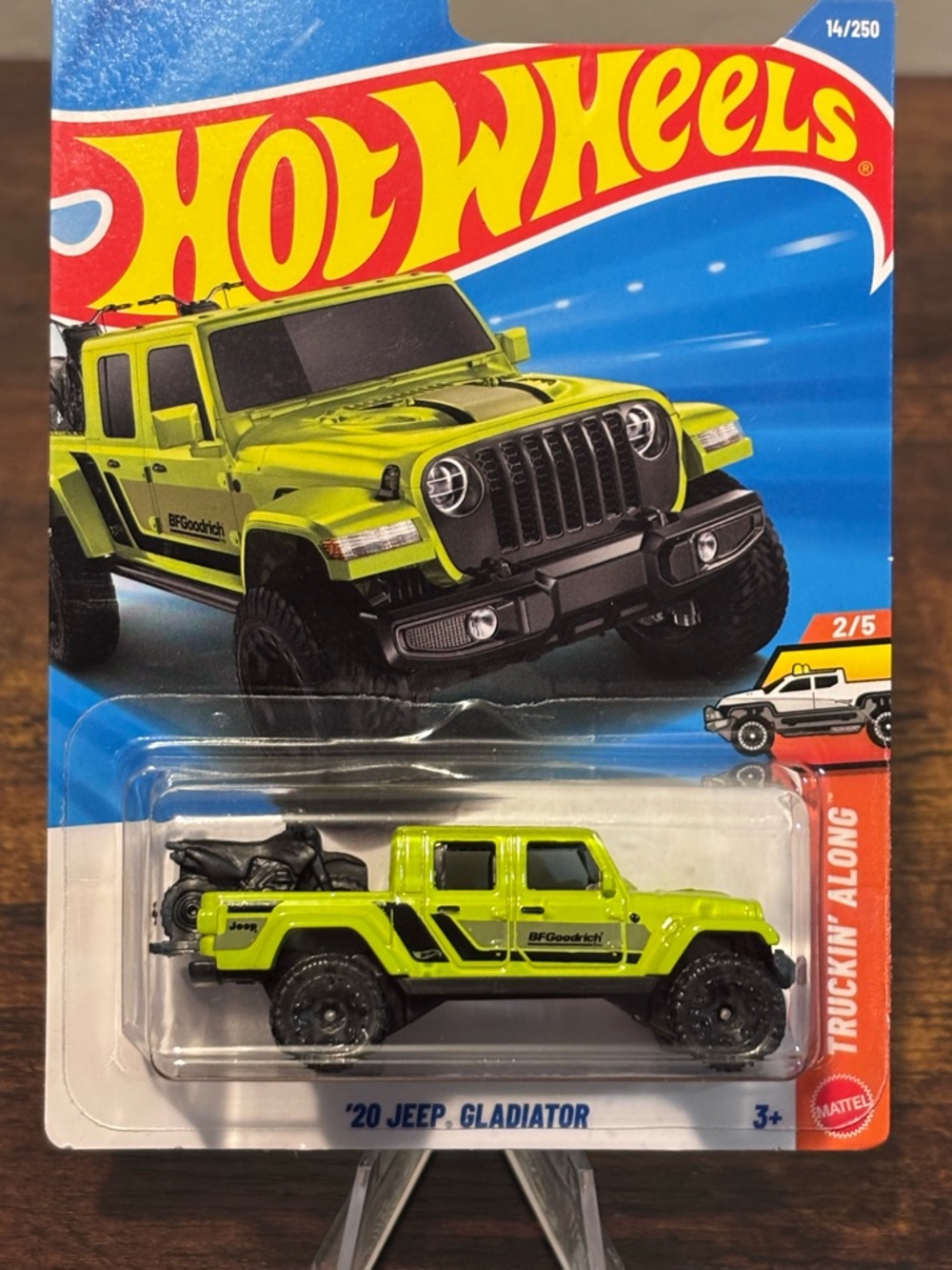 Limited Edition 2020 Jeep Gladiator Diecast Toy - 1:64 Scale Green Beauty